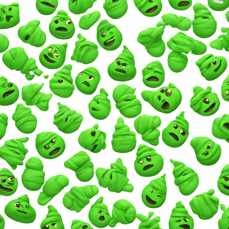 Green poo  emoji