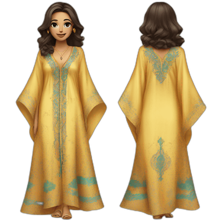 Moroccan kaftan emoji