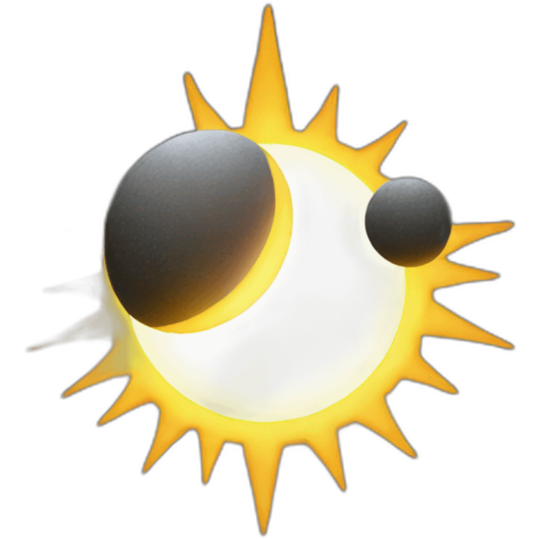 eclipse solaire emoji