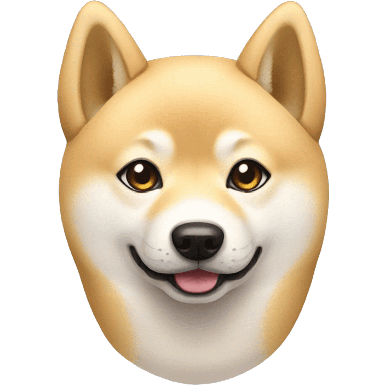 Small light blonde shiba inu dog emoji