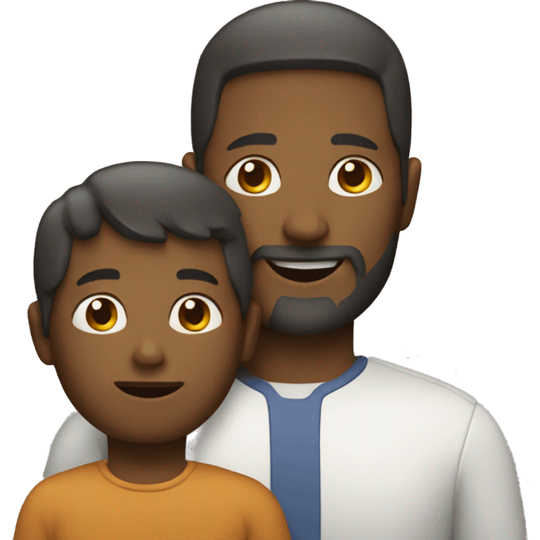 Man with child  emoji