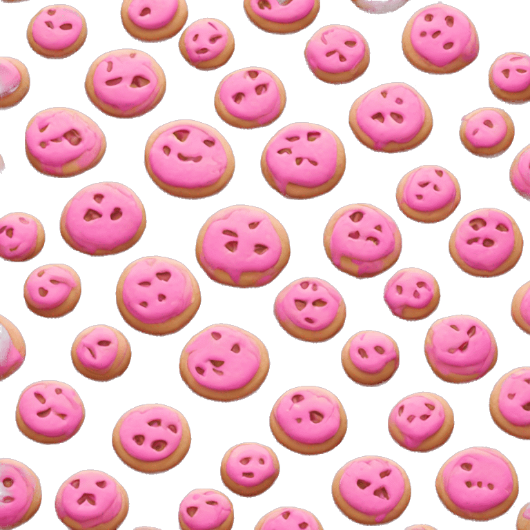 pink cookies emoji