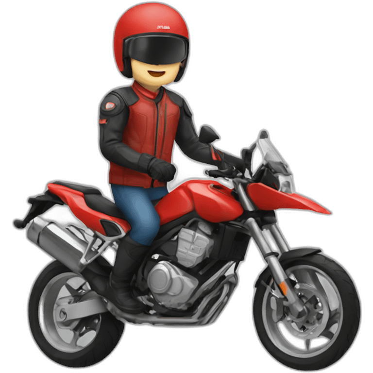 Motard emoji