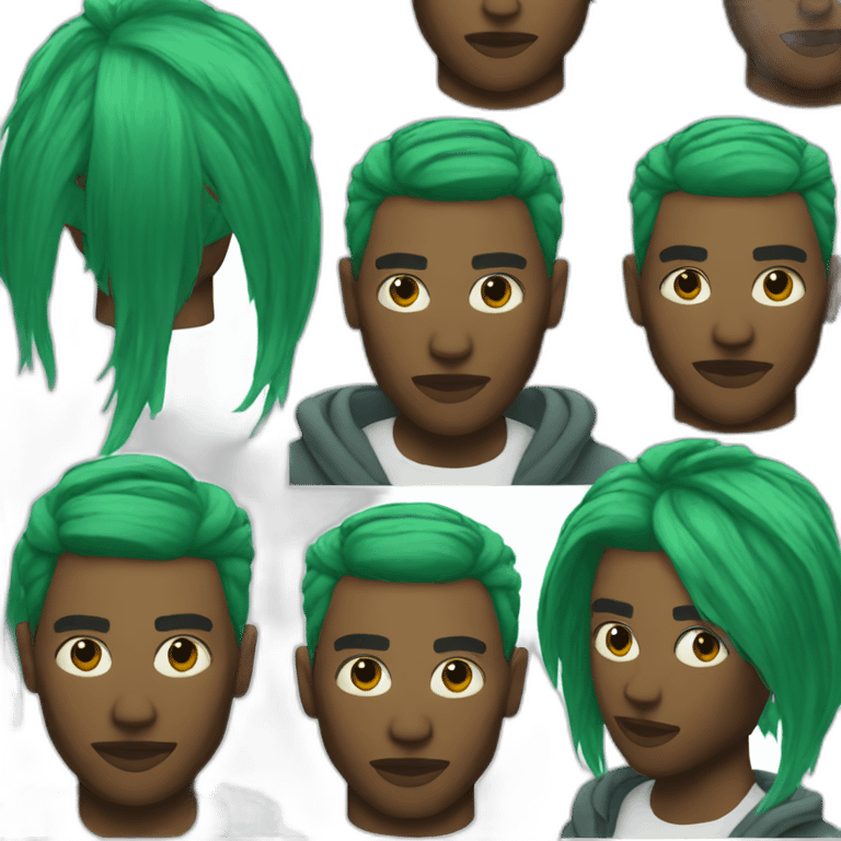 Frank ocean green hair emoji