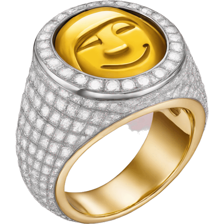 Cartier ring in clou emoji