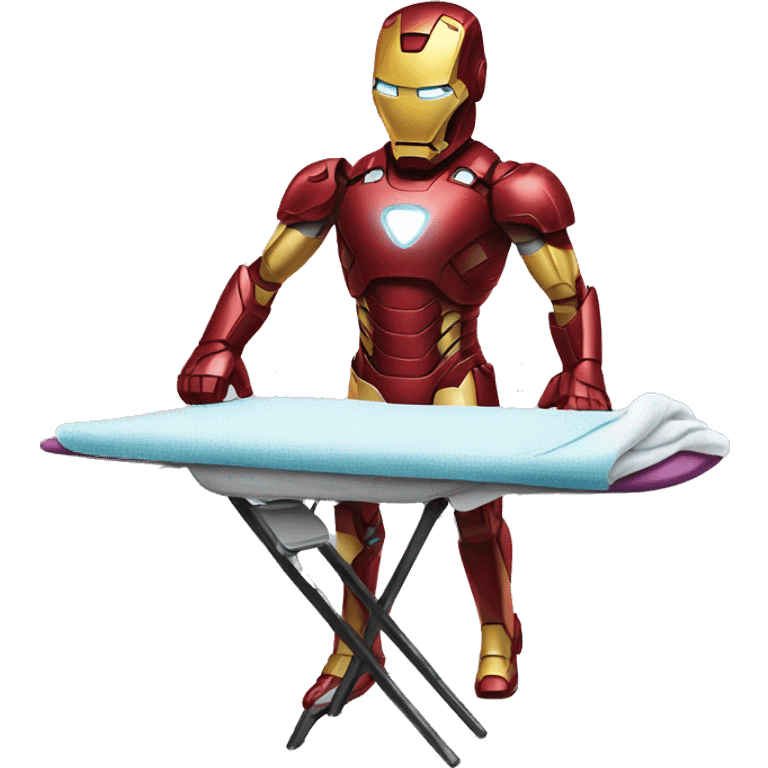 ironman ironing clothes emoji