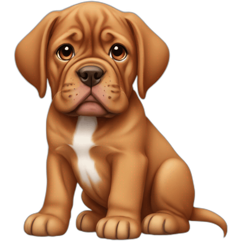 french mastiff puppy emoji