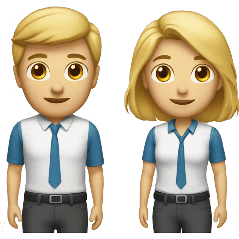 two employees emoji