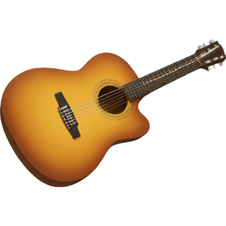 Guitarra acustica emoji