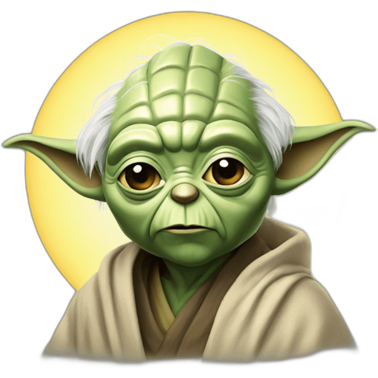 Yoda qui fume emoji