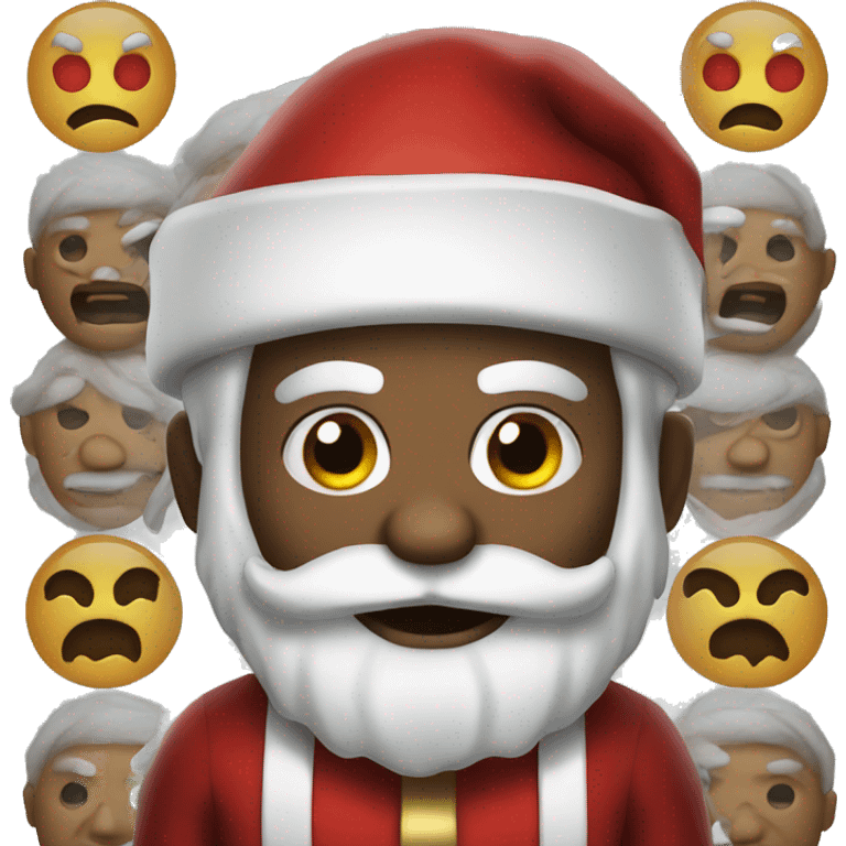 evil santa claus emoji