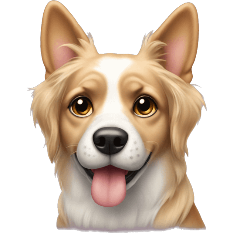 Dog coquette  emoji