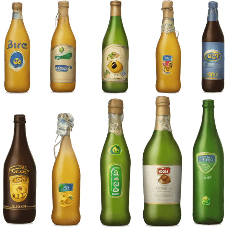 7 bottles emoji