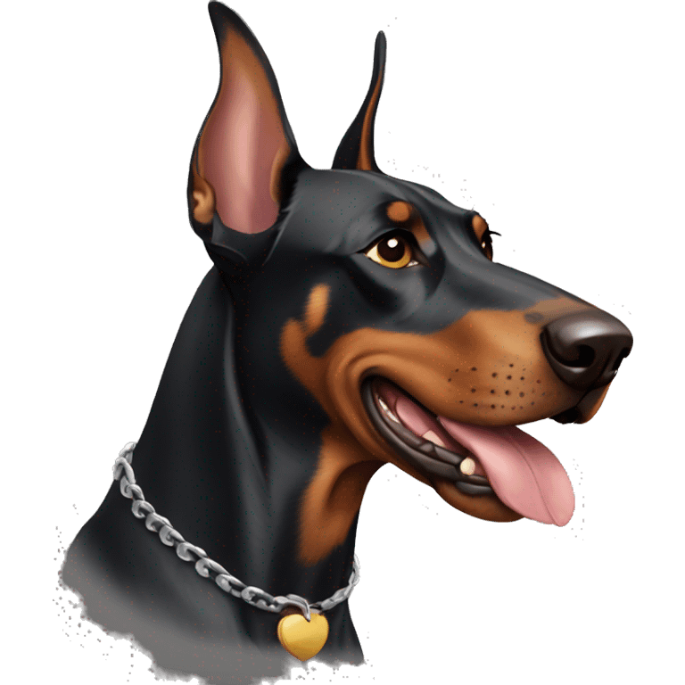 doberman joyeux emoji