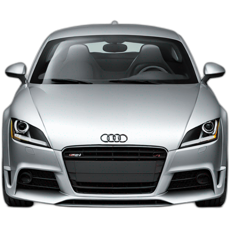 Audi TT silver emoji