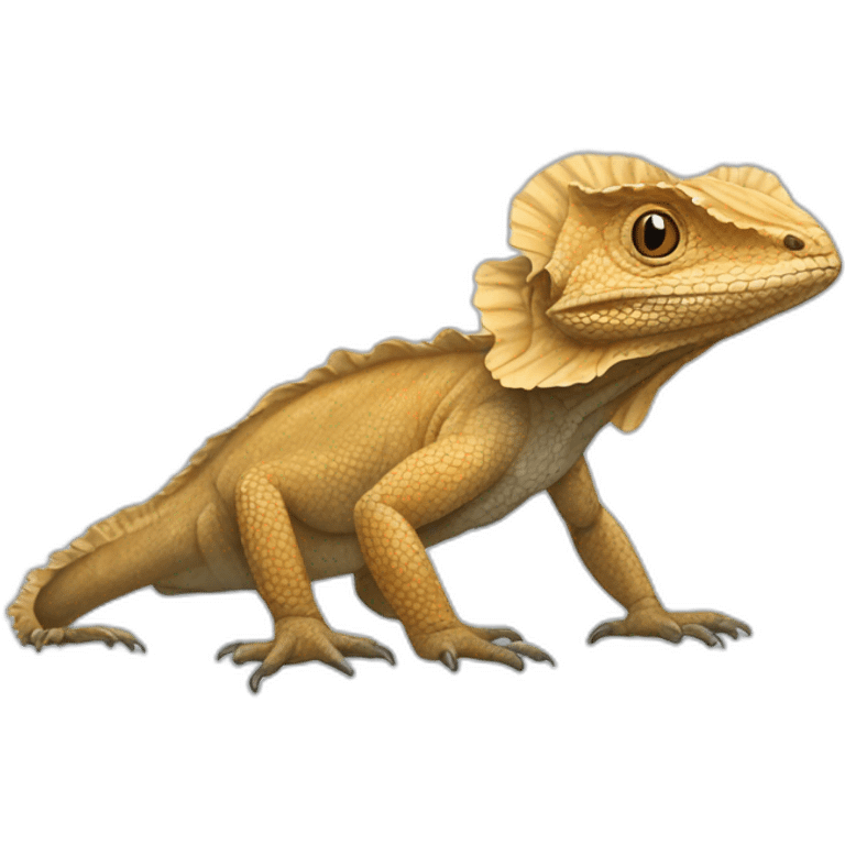 Frilled-necked lizard emoji