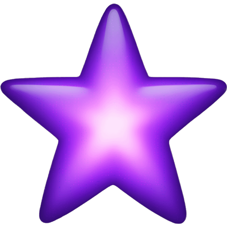 Purple star glowing emoji