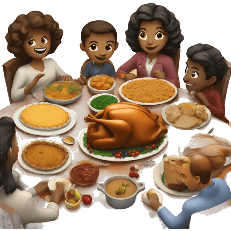 Thanksgiving meal  emoji