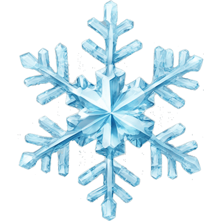  snowflake diamond realistic  emoji