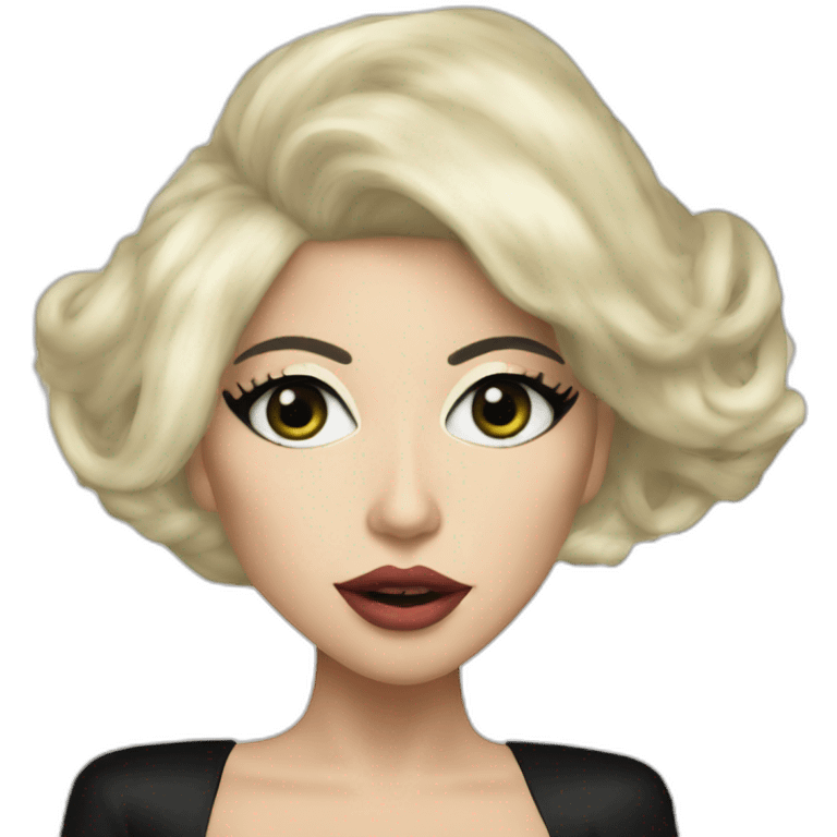 Lady gaga on the fame era emoji