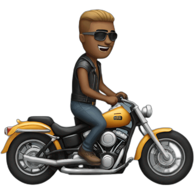 men biker emoji