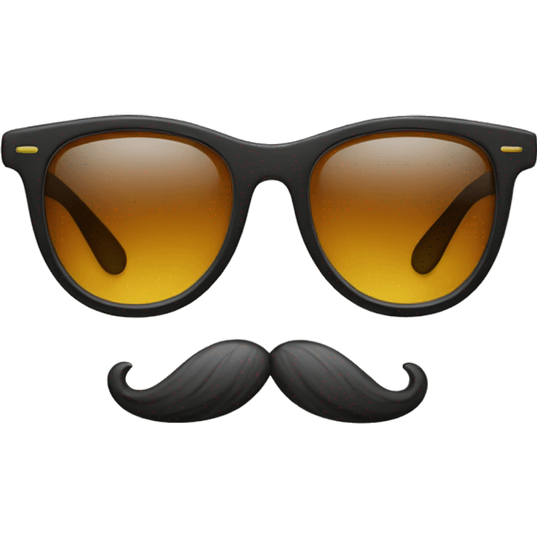 sunglases with mustache emoji