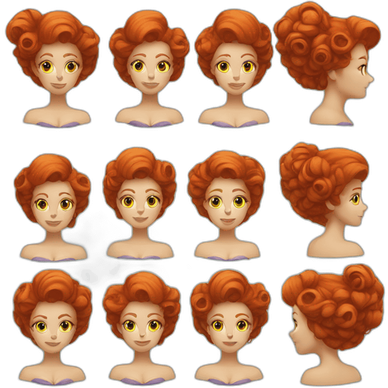 redhead sea queen emoji