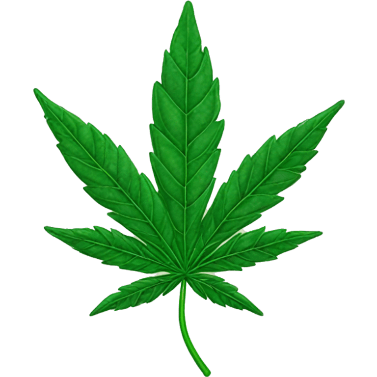 Weed leaf emoji