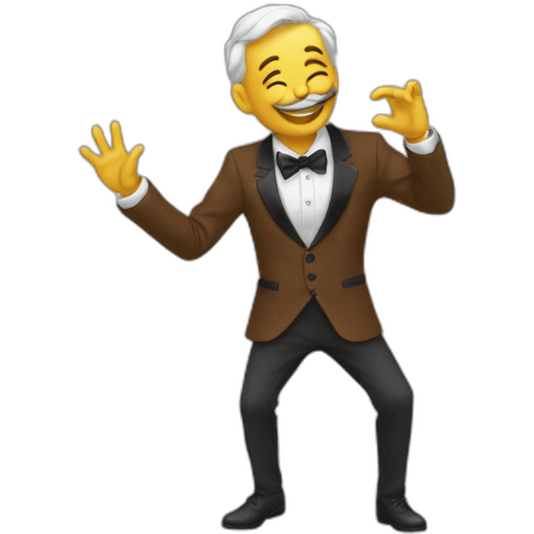 Monsieur qui dab emoji