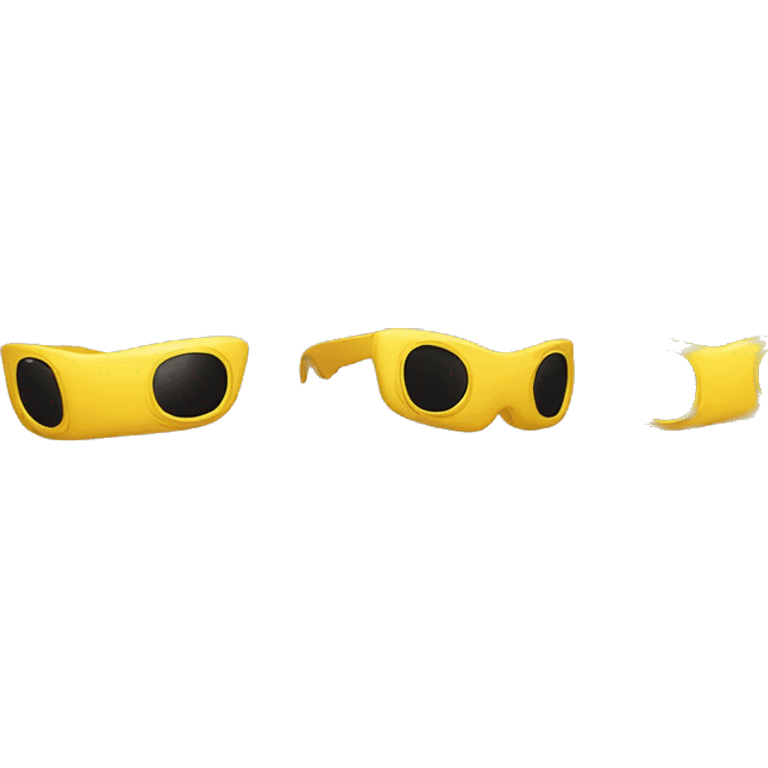 Gafas de sol amarillas emoji