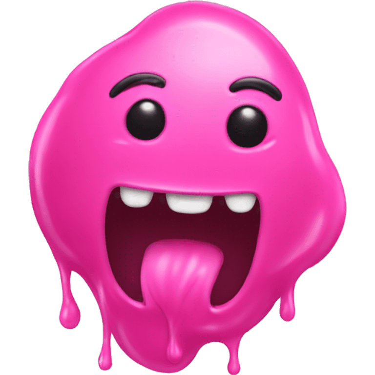 Slime pink  emoji