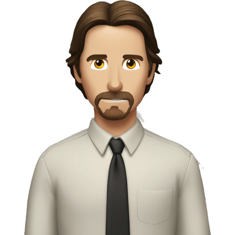 christian bale in american pyscho  emoji