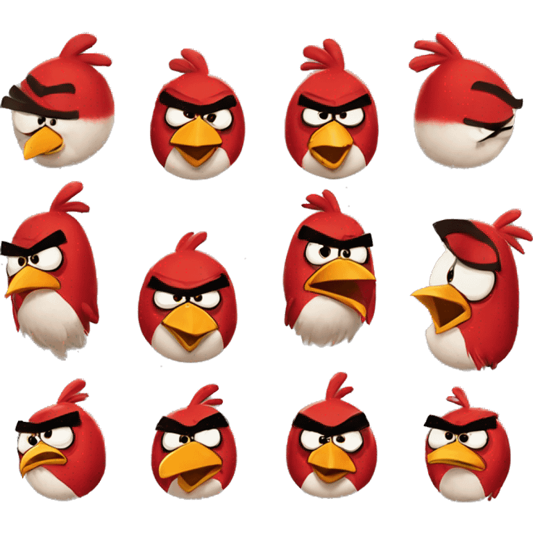 Red from Angry Birds emoji