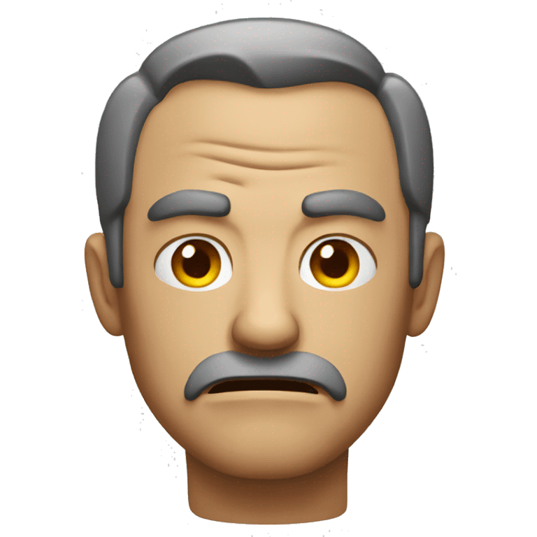 Angry man emoji