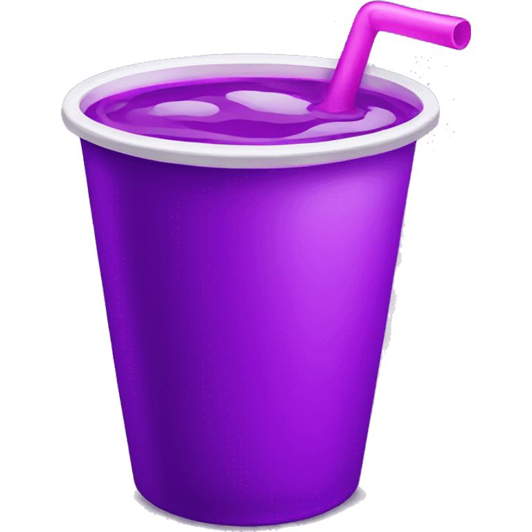 Double cup of purple drink emoji