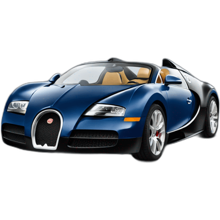 Andrew Tate driving a bugatti emoji