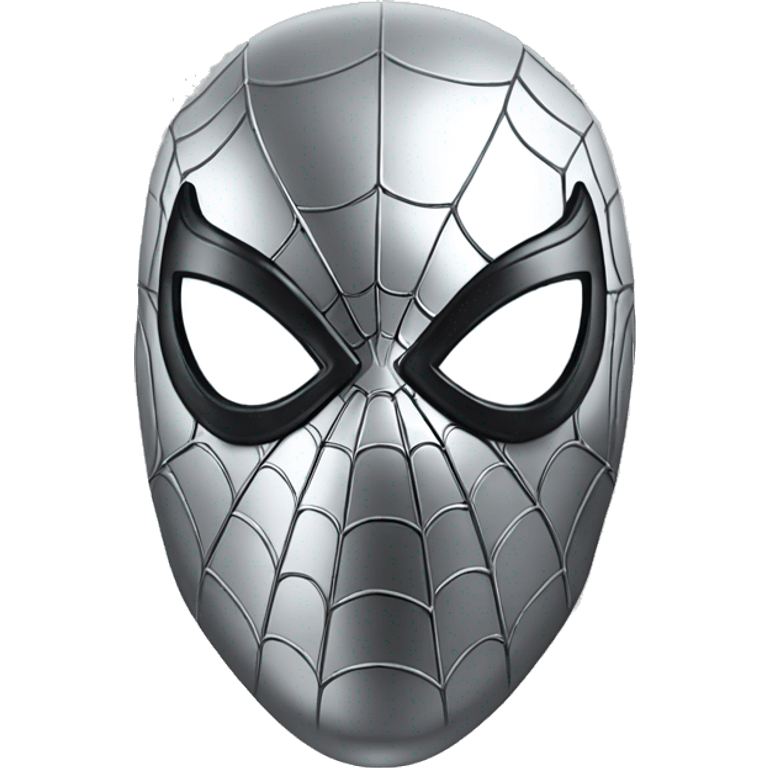 spiderman silver mask emoji