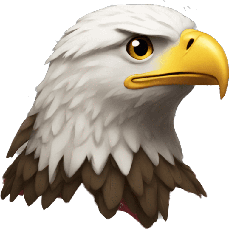 eagle with american flag emoji