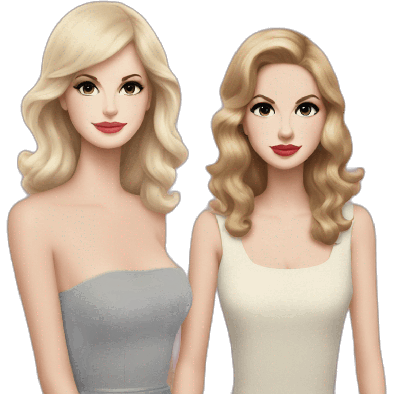 Lana del Rey & Taylor swift best fruends emoji