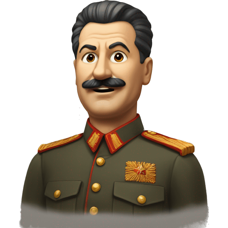 stalin with hand up emoji