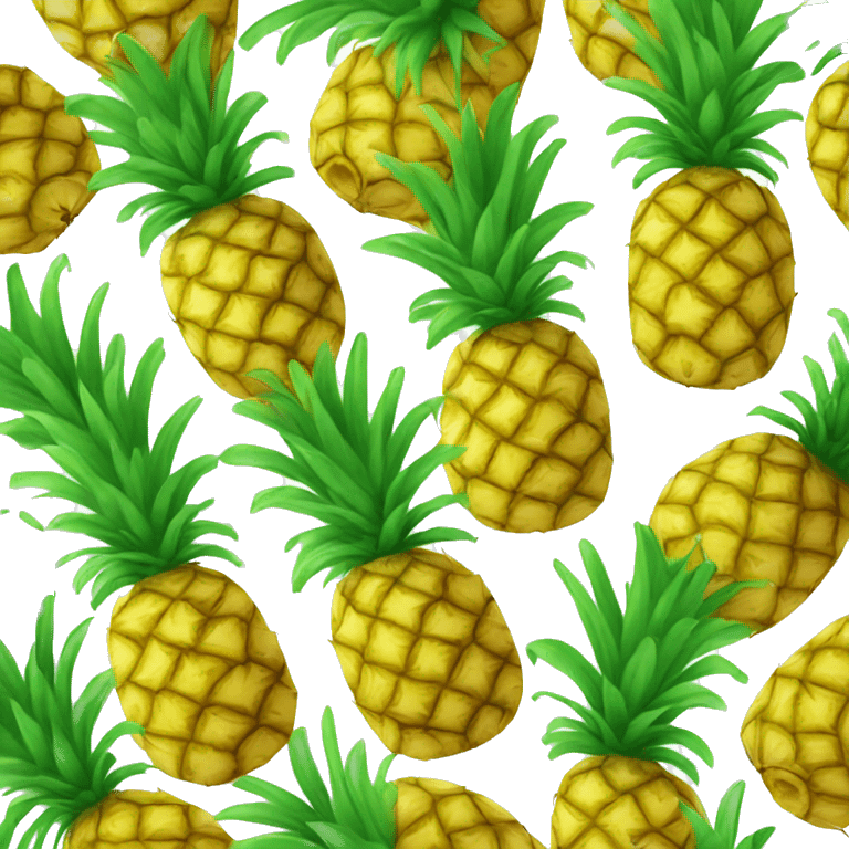 pineapple with sliced emoji