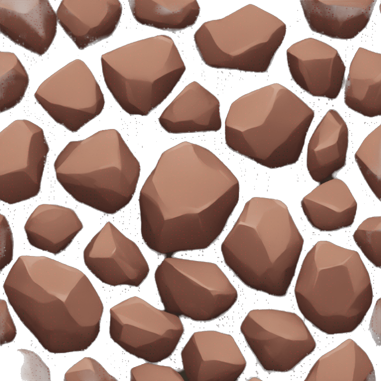 iron ore rock emoji