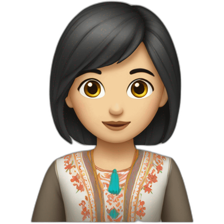 Uzbek girl emoji