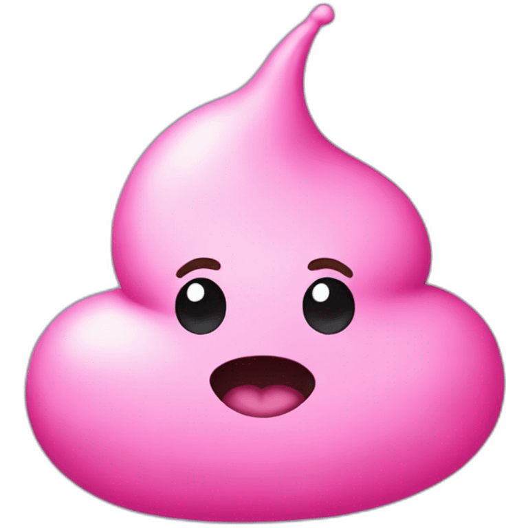 pink poop emoji