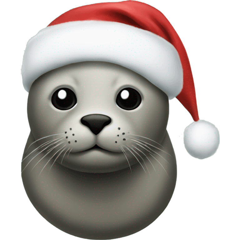 seal christmas  emoji