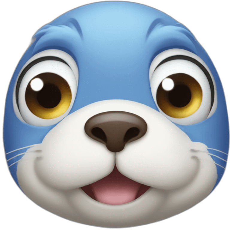 blue gopher rayman rabbit eyes emoji