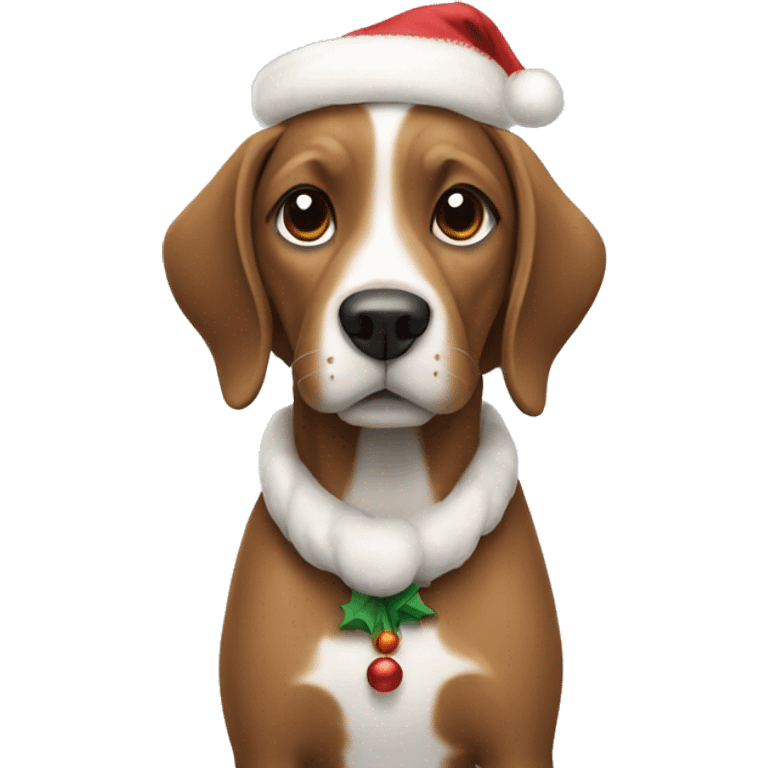 Dog Christmas  emoji