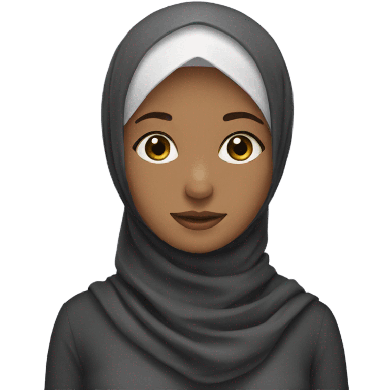 Girl wearing hijab  emoji