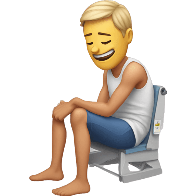 that feeling when you just had knee surgery emoji