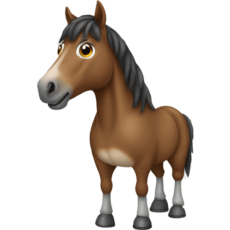 horse with coat emoji